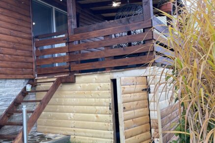 Stavba terasy na chalupe
