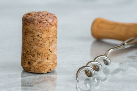 Korková zátka s vývrtkou