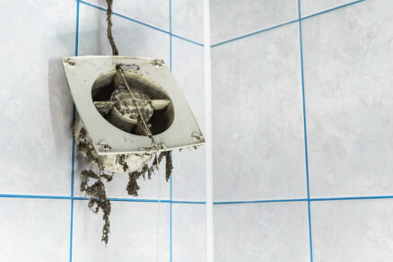 Pokazená ventilácia v kúpeľni