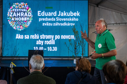 Eduard Jakubek na Festivale záhrad a hobby