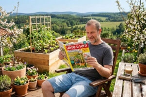 Aprílové vydanie časopisu Urob si sám: Vyťažte maximum z malej záhrady a urobte si poriadok v dielni!