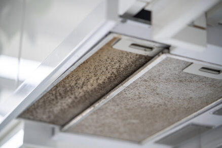 Zanesené filtre na digestore