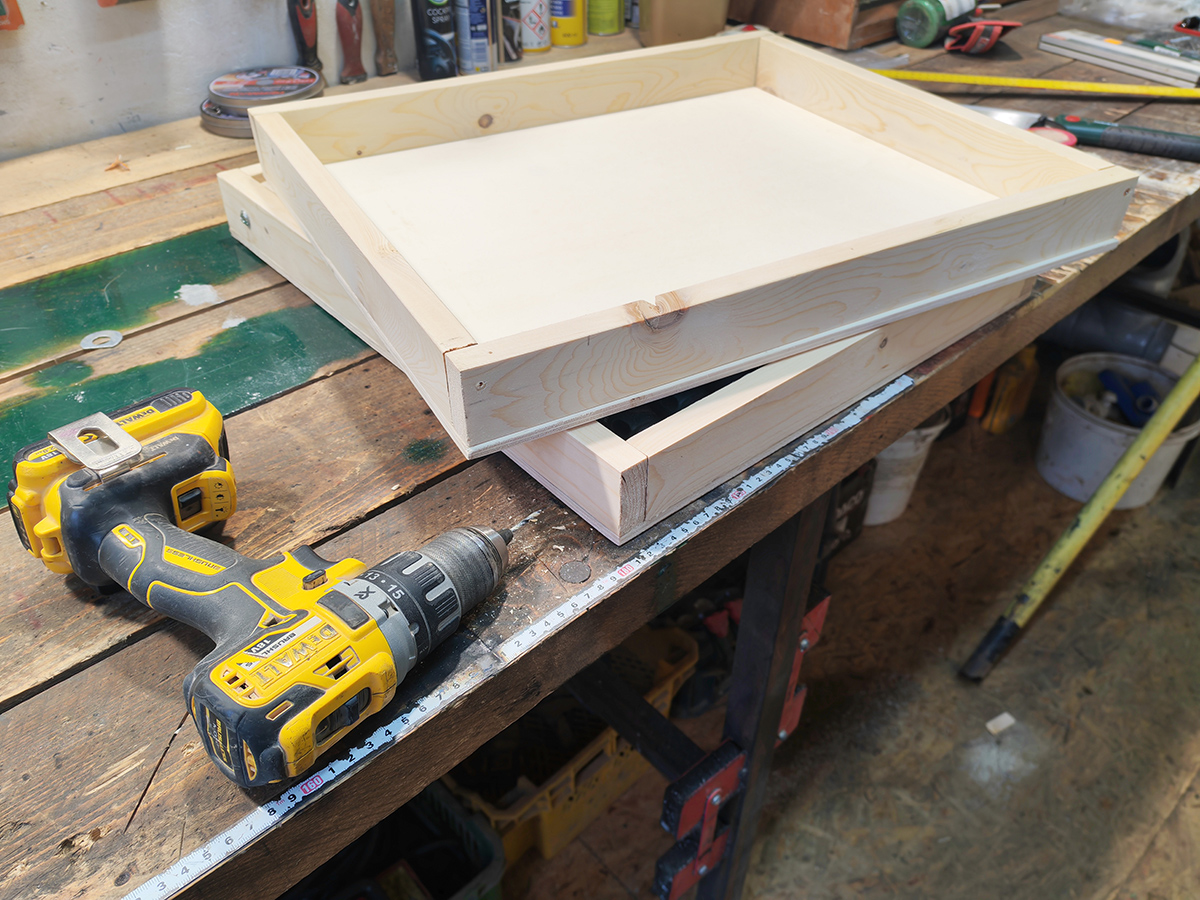 Výroba dreveného kufríka na skrutkovače