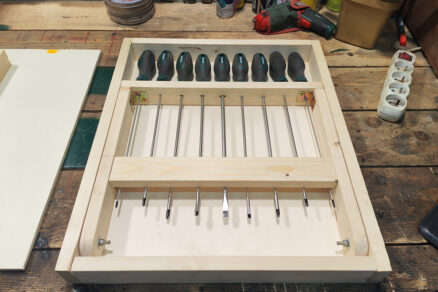 Výroba dreveného kufríka na skrutkovače