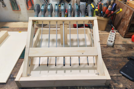 Výroba dreveného kufríka na skrutkovače