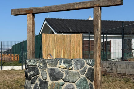 Stavba studne v záhrade