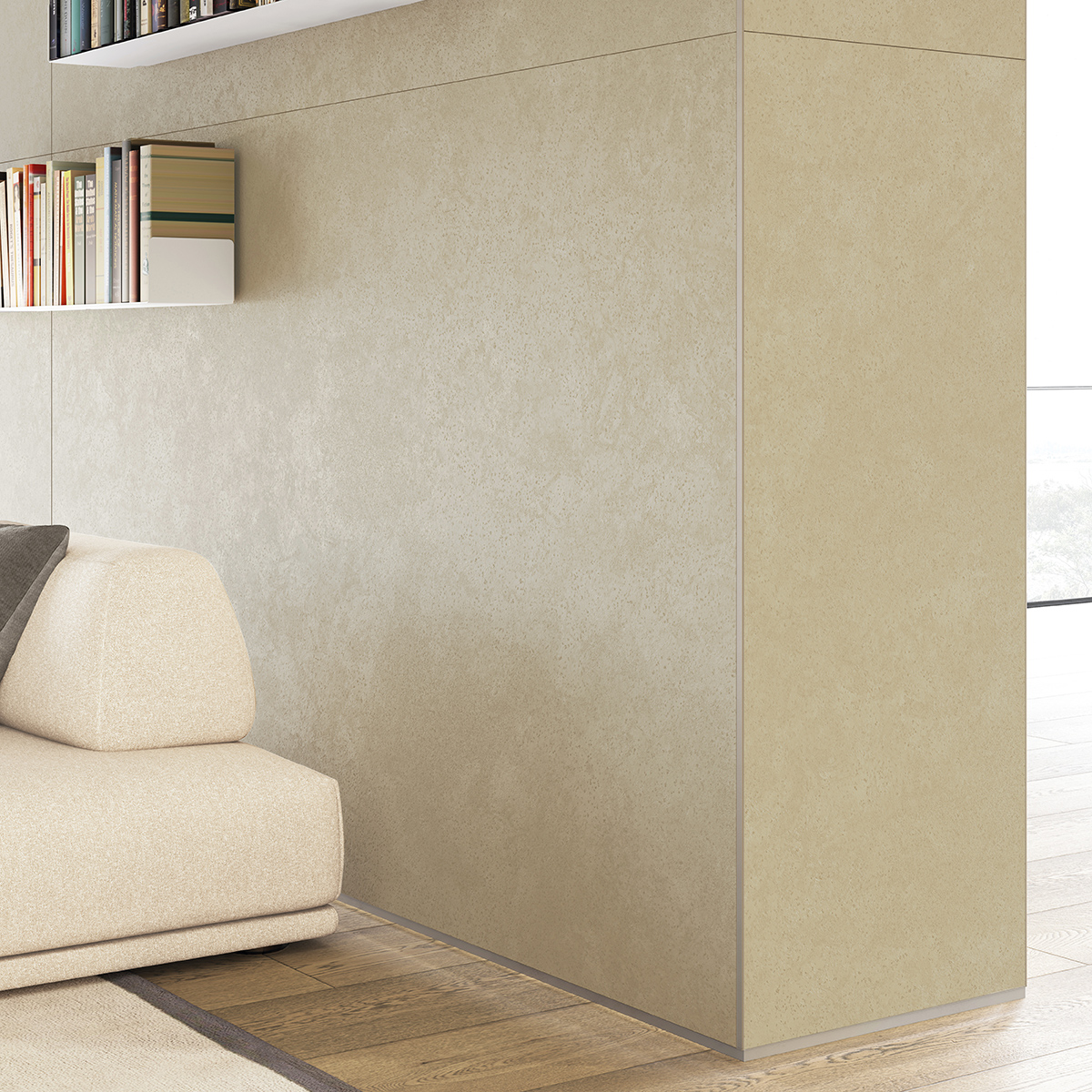 Veľkoformátová dlažba v modernom byte