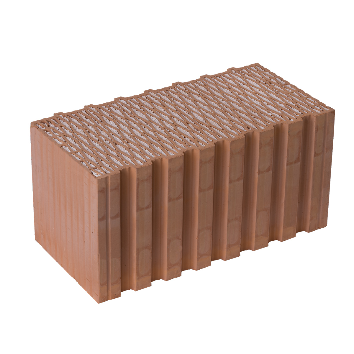 Brúsená tehla HELUZ Family 2in1 plnená guľôčkovým polystyrénom