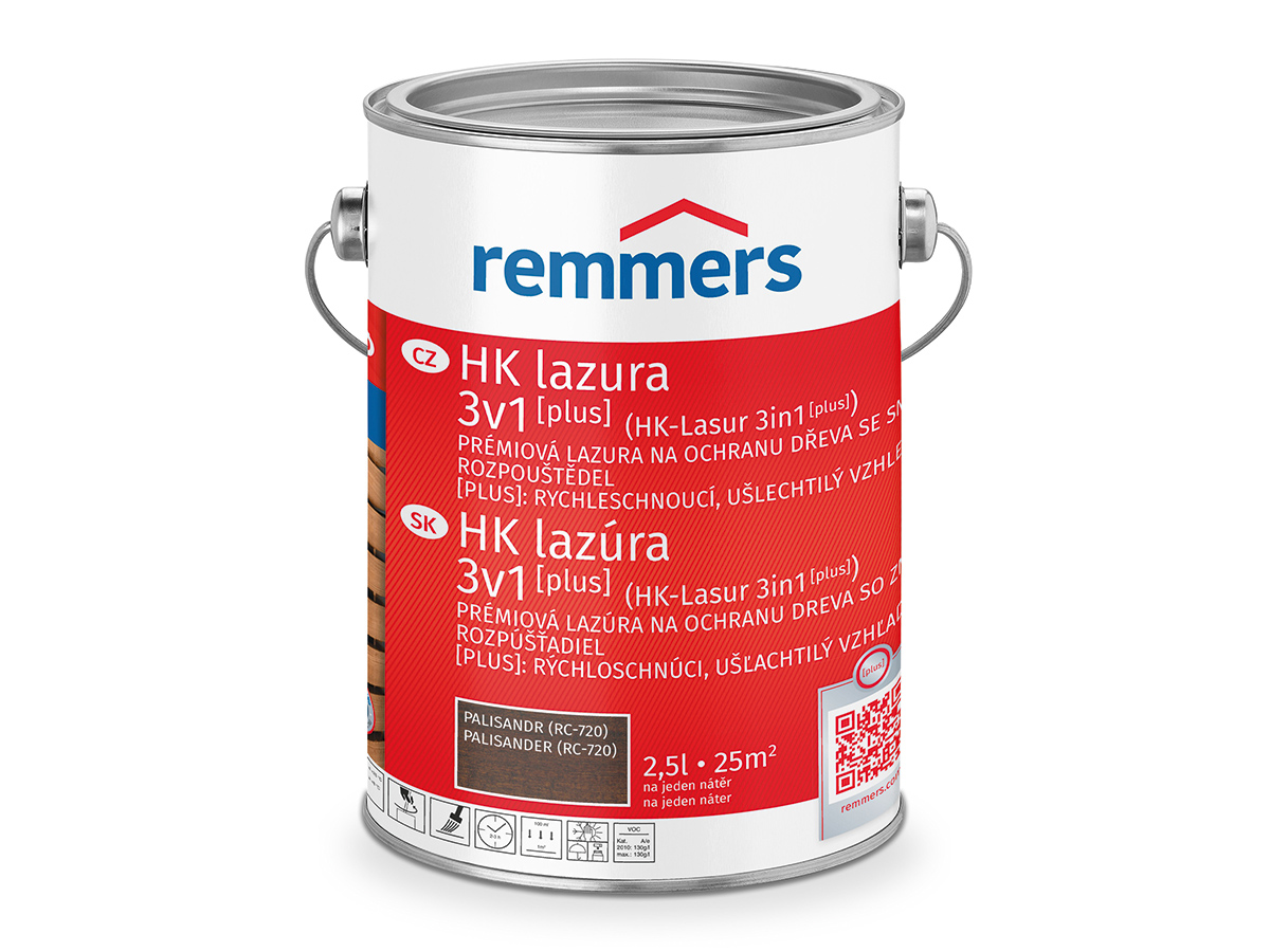 Tenkovrstvá lazúra REMMERS HK lazúra 3v1