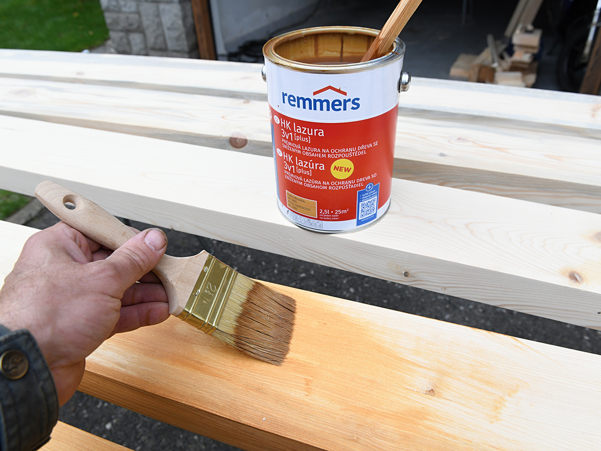 Tenkovrstvá lazúra REMMERS HK lazúra 3v1