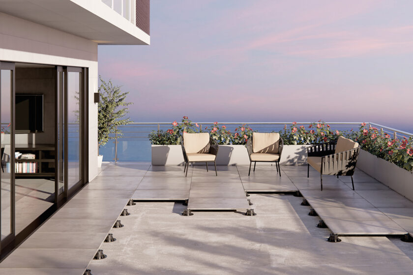 Vyvýšená podlaha na terase