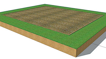 Spevnené plochy - kamenný koberec