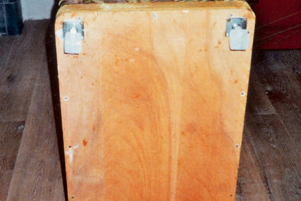 Pojazdná debna na drevo