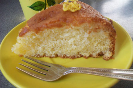 Ľahký citrónový koláčik