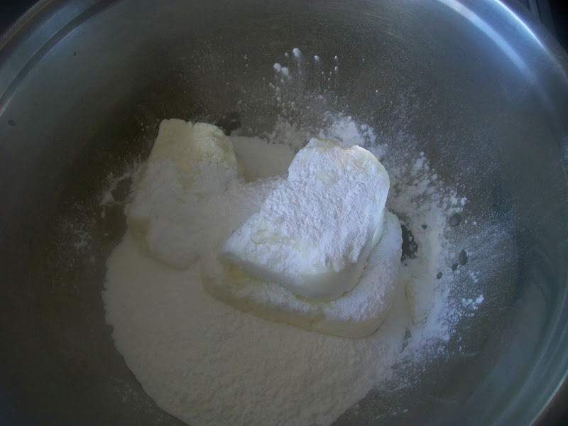 Mandarínkové rezy s pudingom - postup