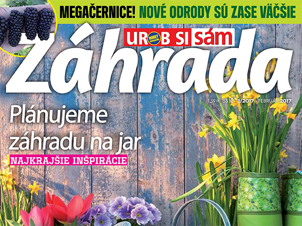 Nové číslo časopisu Záhrada 01/2017 v predaji