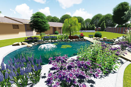 Aj takto môže vyzerať záhradné jazierko za 3000 €