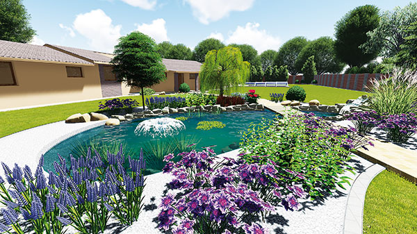 Aj takto môže vyzerať záhradné jazierko za 3000 €