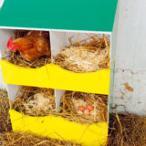 Jednoduchá výroba znáškových hniezd pre sliepky
