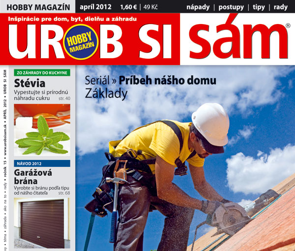 Nové číslo hobby magazínu Urob si sám 04/2012 už v predaji